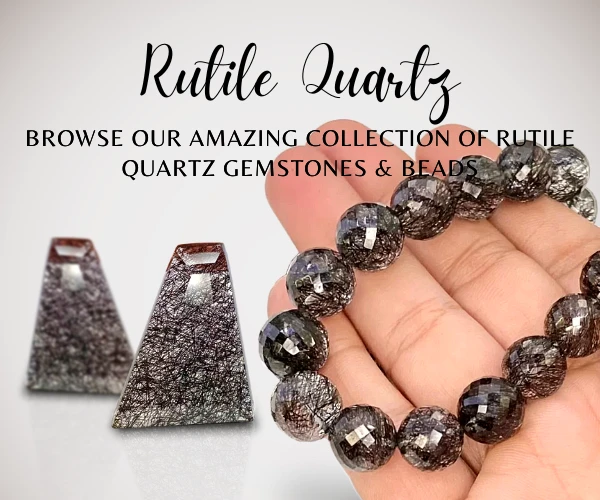 Shop Natural Rutile Quartz Gemstones & Beads